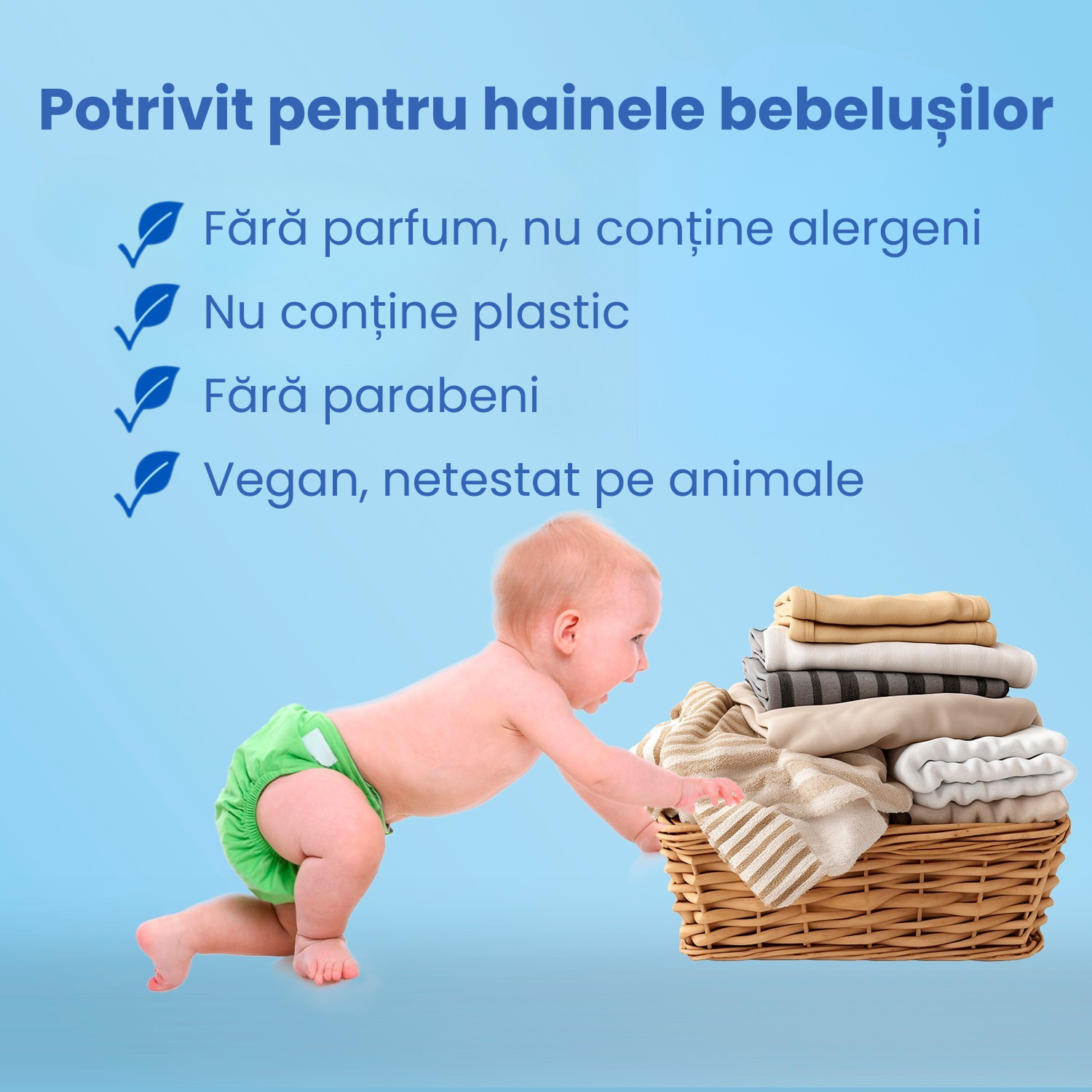 Detergent ecologic NOBACPRO - foite de detergent - 40 spaleri