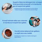 Detergent ecologic NOBACPRO - foite de detergent - 40 spaleri